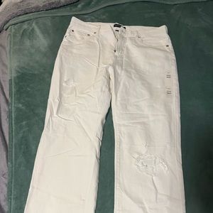 White Ripped Aeropostale jeans